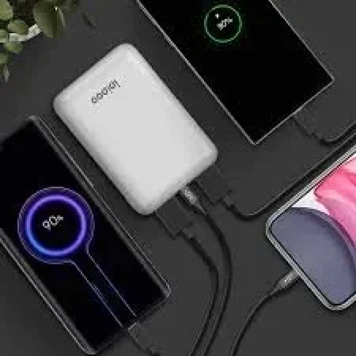 Ipipoo Mini PowerBank 10000mAh, σε λευκό χρώμα (LP-1)