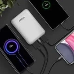 Ipipoo Mini PowerBank 10000mAh, σε λευκό χρώμα (LP-1)