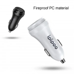 Φορτιστής Αυτοκινήτου IPIPOO XP-1 με USB καλώδιο, σε μαύρο χρώμα