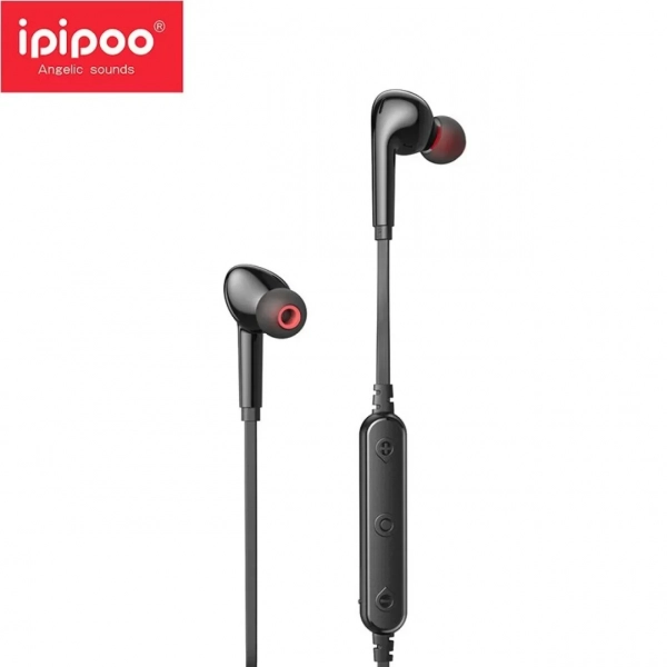 Ασύρματα Sports Bluetooth Headset - IPIPOO AP-7, σε μαύρο χρώμα
