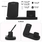 Dock ασύρματης φόρτισης 4in1 Q600 για iPhone, Apple Watch, Airpods & iPad