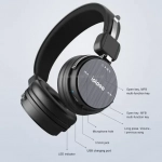 Ασύρματα ακουστικά ipipoo Wireless Stereo Headset EP-2, Μαύρο