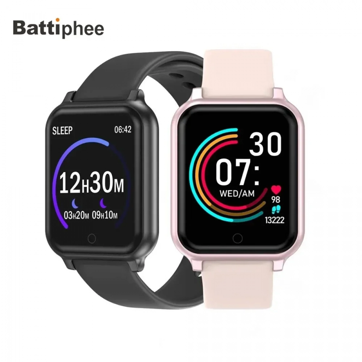 Smartwatch T70, σε ροζ χρώμα