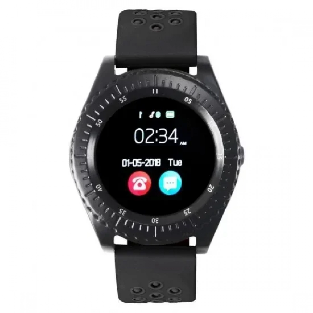 Smart Watch – Ρολόι Κινητό Τηλέφωνο SIM/Handsfree με Οθόνη Αφής – OEM Z3, σε μαύρο χρώμα