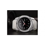 Ρολόι κινητό τηλέφωνο με κάρτα SIM OEM Smartwatch V8, σε λευκό χρώμα