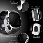 Smart Watch - Ρολόι Κινητό Τηλέφωνο Τ8 Sim, σε λευκό χρώμα