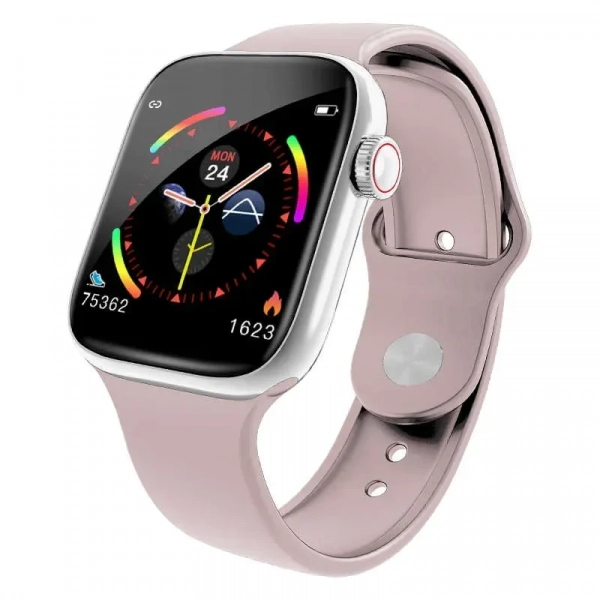 Smart Watch Fitness Tracker με μετρητή καρδιακών παλμών, SpO2 για Android / IOS – OEM W4, σε ροζ χρώμα