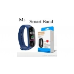 Έξυπνο Ρολόι Smart Bracelet Bluetooth Smartwatch Με Καταγραφή Βημάτων, Ύπνου + Καρδιακών Παλμών ΟΕΜ Μ3, σε μπλε χρώμα