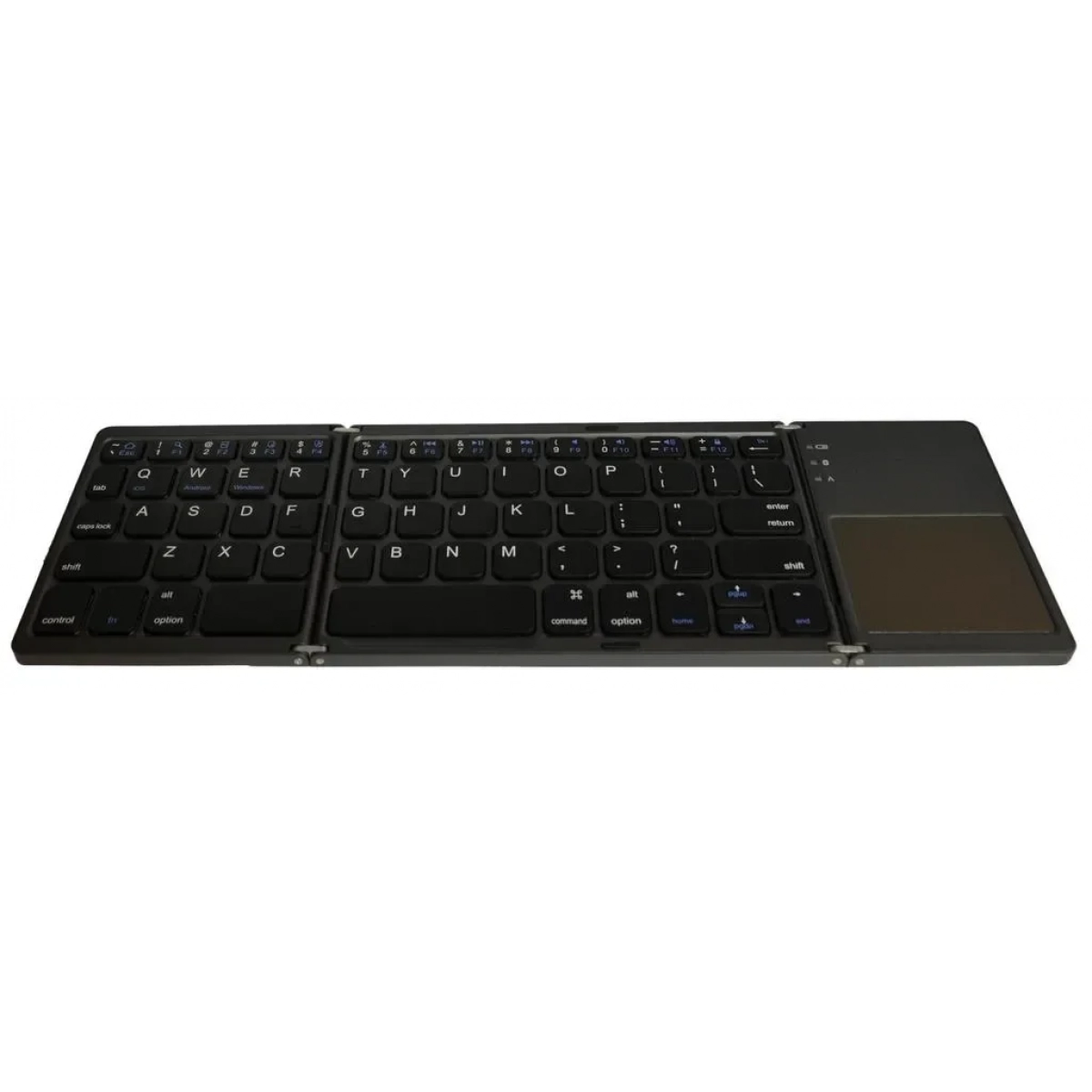 Πληκτρολόγιο Mini Bluetooth Mobilis B033 Magnetic Foldable, σε γκρι χρώμα