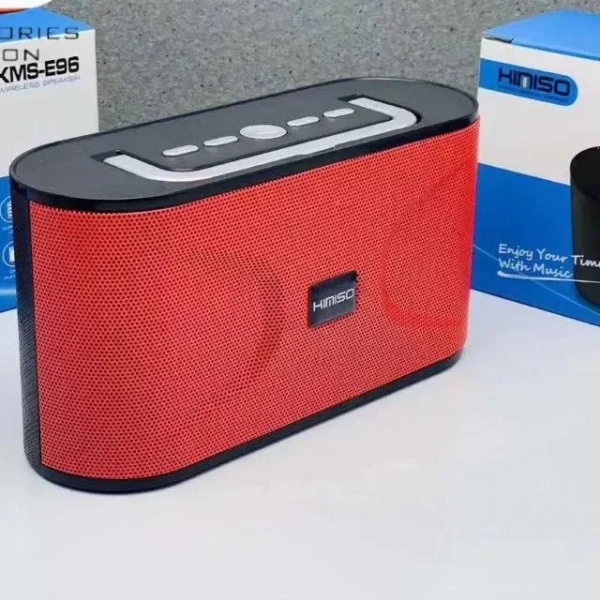 Ασύρματο Ηχείο Bluetooth - USB/SD - KMS-E96, σε κόκκινο χρώμα
