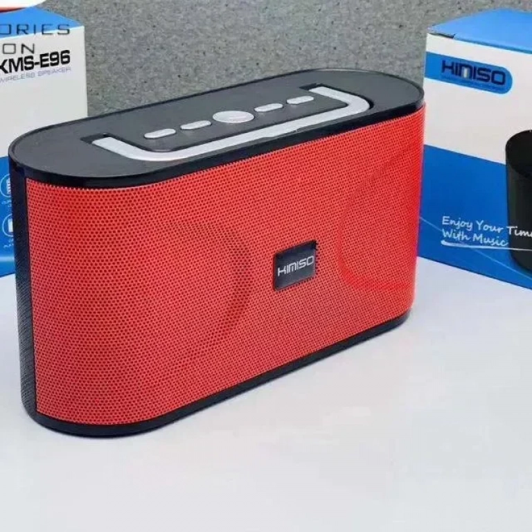 Ασύρματο Ηχείο Bluetooth - USB/SD - KMS-E96, σε κόκκινο χρώμα