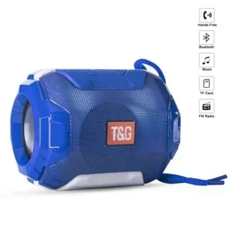 Φορητό Ασύρματο Ηχείο Bluetooth T&G TG162, σε μπλε χρώμα