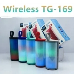 Ασύρματο ηχείο LED Bluetooth – USB/SD – T&G TG-169, σε μαύρο χρώμα