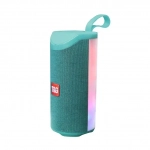 Ασύρματο ηχείο LED Bluetooth – USB/SD – T&G TG-169, σε γαλάζιο χρώμα