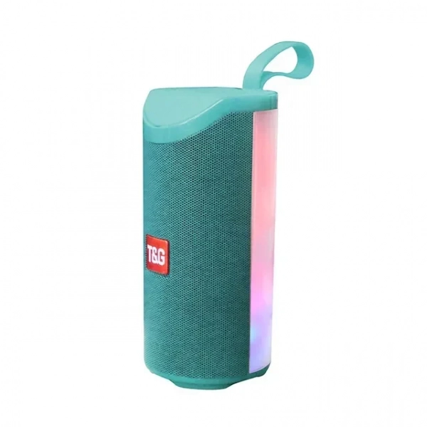 Ασύρματο ηχείο LED Bluetooth – USB/SD – T&G TG-169, σε γαλάζιο χρώμα