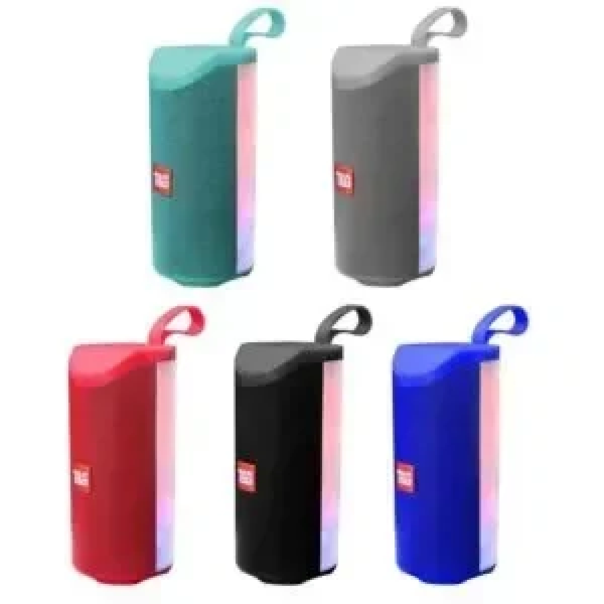 Ασύρματο ηχείο LED Bluetooth – USB/SD – T&G TG-169, σε γαλάζιο χρώμα