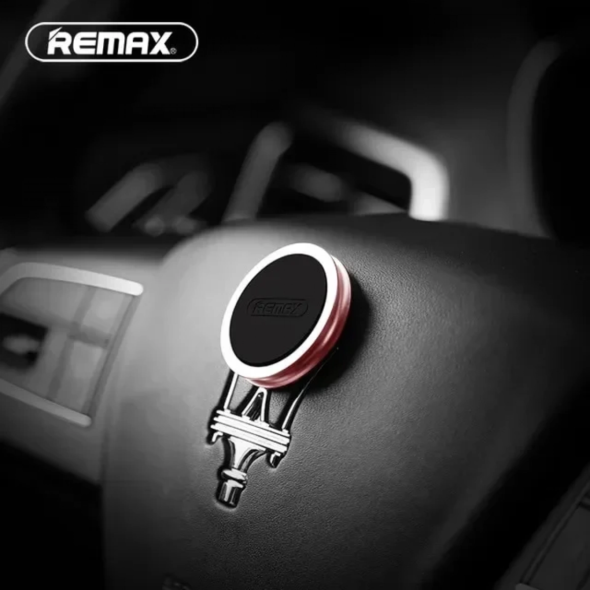 Μαγνητική Βάση Αυτοκινήτου αυτοκόλλητο Remax RM-C30, σε ροζ/χρυσό χρώμα