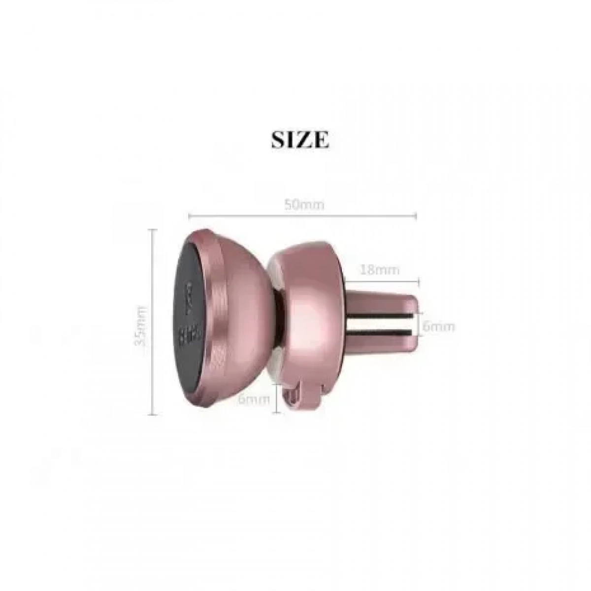 Μαγνητική βάση στήριξης αεραγωγού Magnetic Car Mount Remax RM-C19, σε ροζ/χρυσό χρώμα
