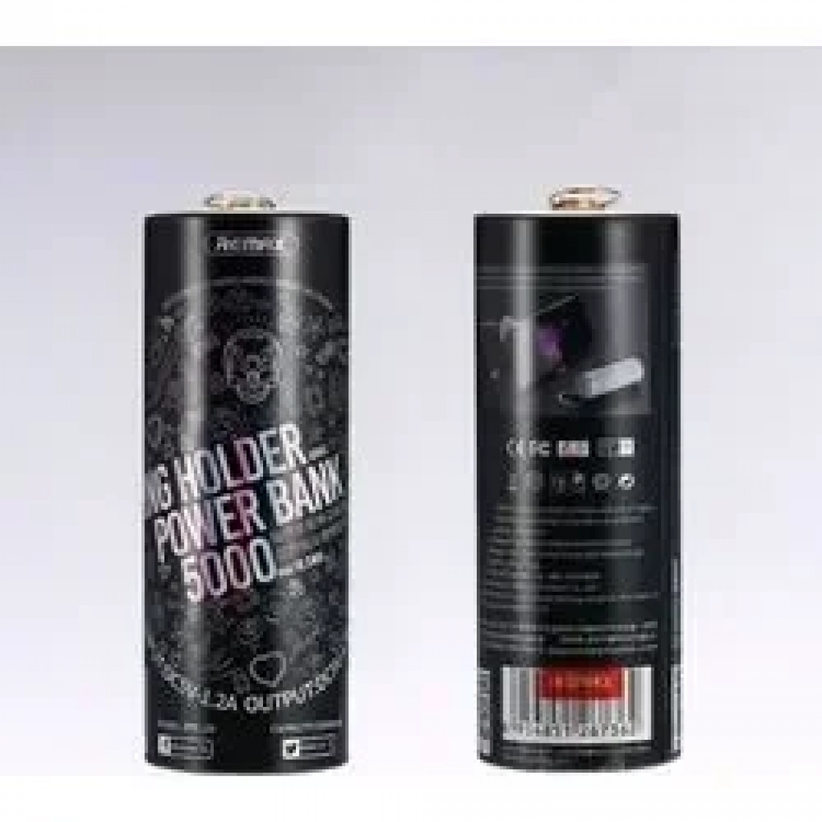 Power Bank Remax RPL-26 Ring Holder, σε μαύρο χρώμα