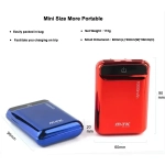 Power Bank mtk k3632 mini 10000mAh με 2 θύρες usb, σε μπλε χρώμα