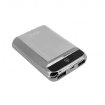 Power Bank mtk k3632 mini 10000mAh με 2 θύρες usb, σε γκρι χρώμα