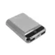 Power Bank mtk k3632 mini 10000mAh με 2 θύρες usb, σε γκρι χρώμα