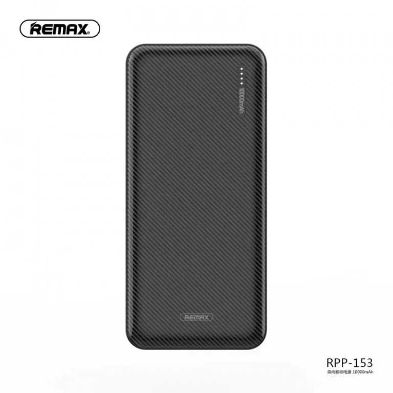 REMAX Power bank Janshon LCD RPP-153 10000mAh, σε μαύρο χρώμα