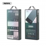 Power Bank Remax RPP-131 Renor 20000mAh, σε μαύρο χρώμα