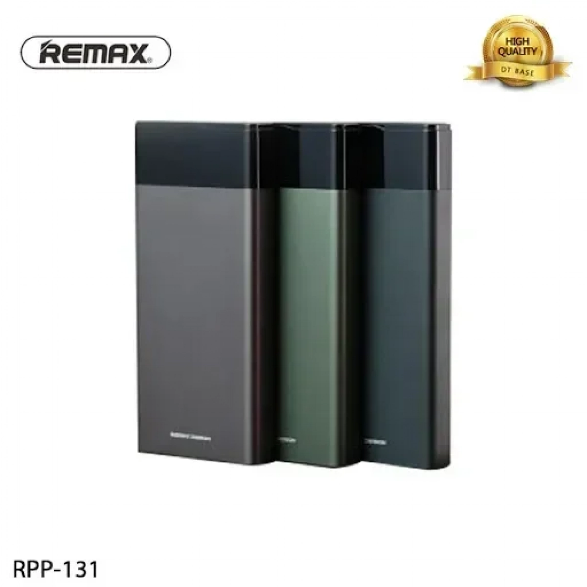 Power Bank Remax RPP-131 Renor 20000mAh, σε μαύρο χρώμα