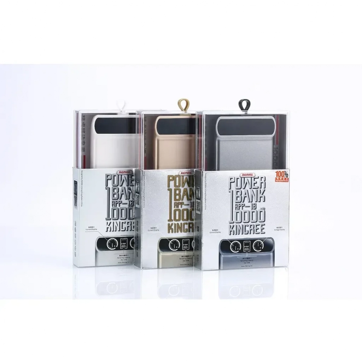 Powerbank REMAX RPP-18 KINGREE 10000mAh, σε χρυσό χρώμα