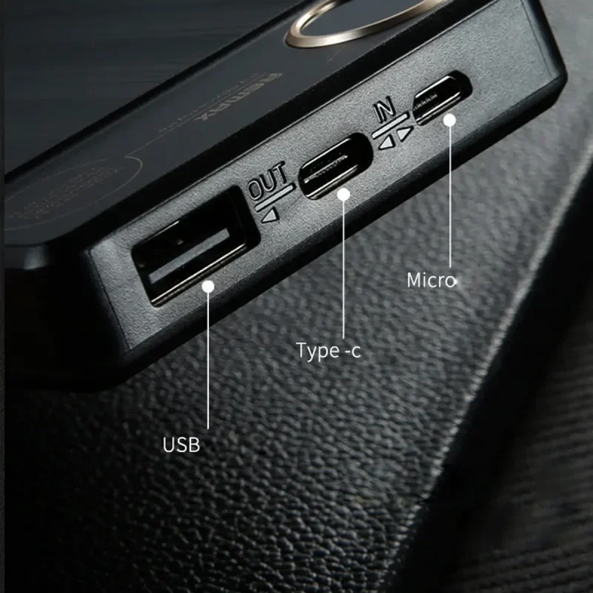 Power Bank Remax Kooker RPP-87 10000mAh, σε μαύρο χρώμα