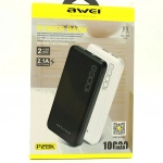 Power Bank Awei P28K 10000mAh, σε λευκό χρώμα