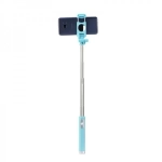 Selfie Stick με καλώδιο WK WT-P01, σε γαλάζιο χρώμα