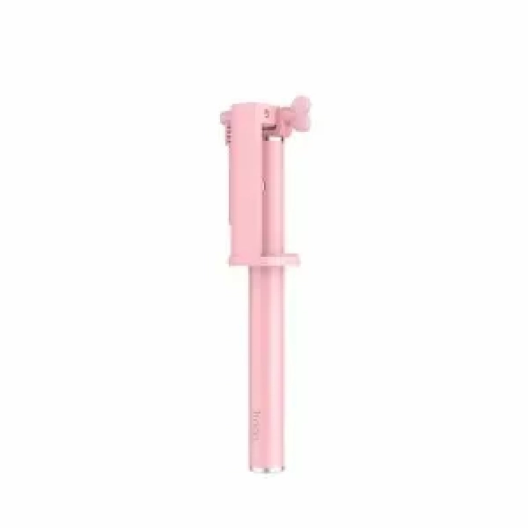 Selfie Stick με καλώδιο WK WT-P01, σε ροζ χρώμα