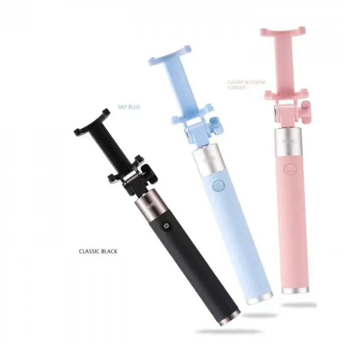 Selfie Stick με καλώδιο WK WT-P01, σε ροζ χρώμα