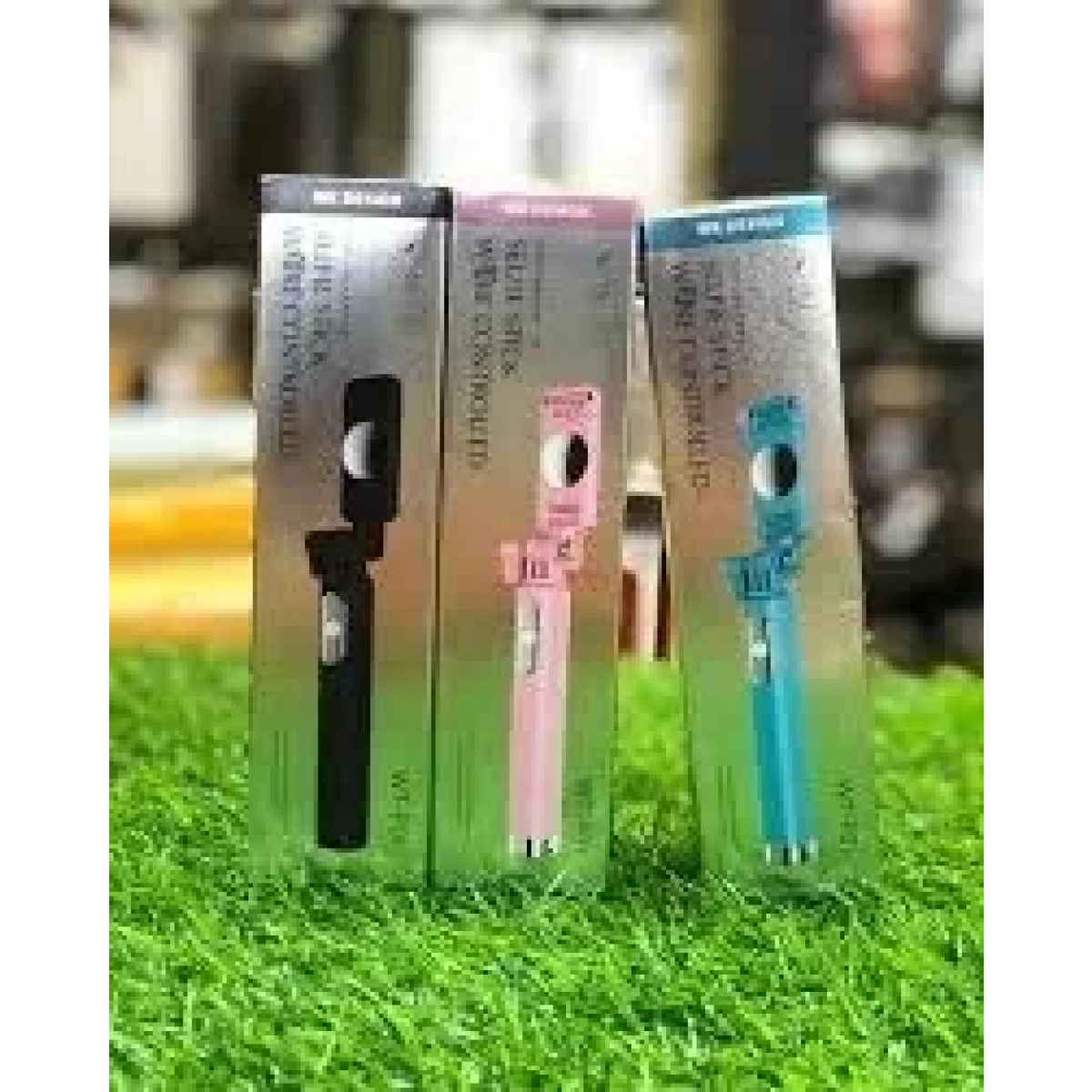 Selfie Stick με καλώδιο WK WT-P01, σε ροζ χρώμα