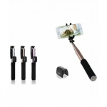 Remax Selfie Stick P4 Bluetooth Αλουμινίου, σε χρυσό χρώμα