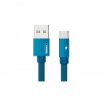 Remax Kerolla Καλώδιο Micro USB Γρήγορης φόρτισης και μεταφοράς δεδομένων RC-094m 1m, σε γαλάζιο χρώμα