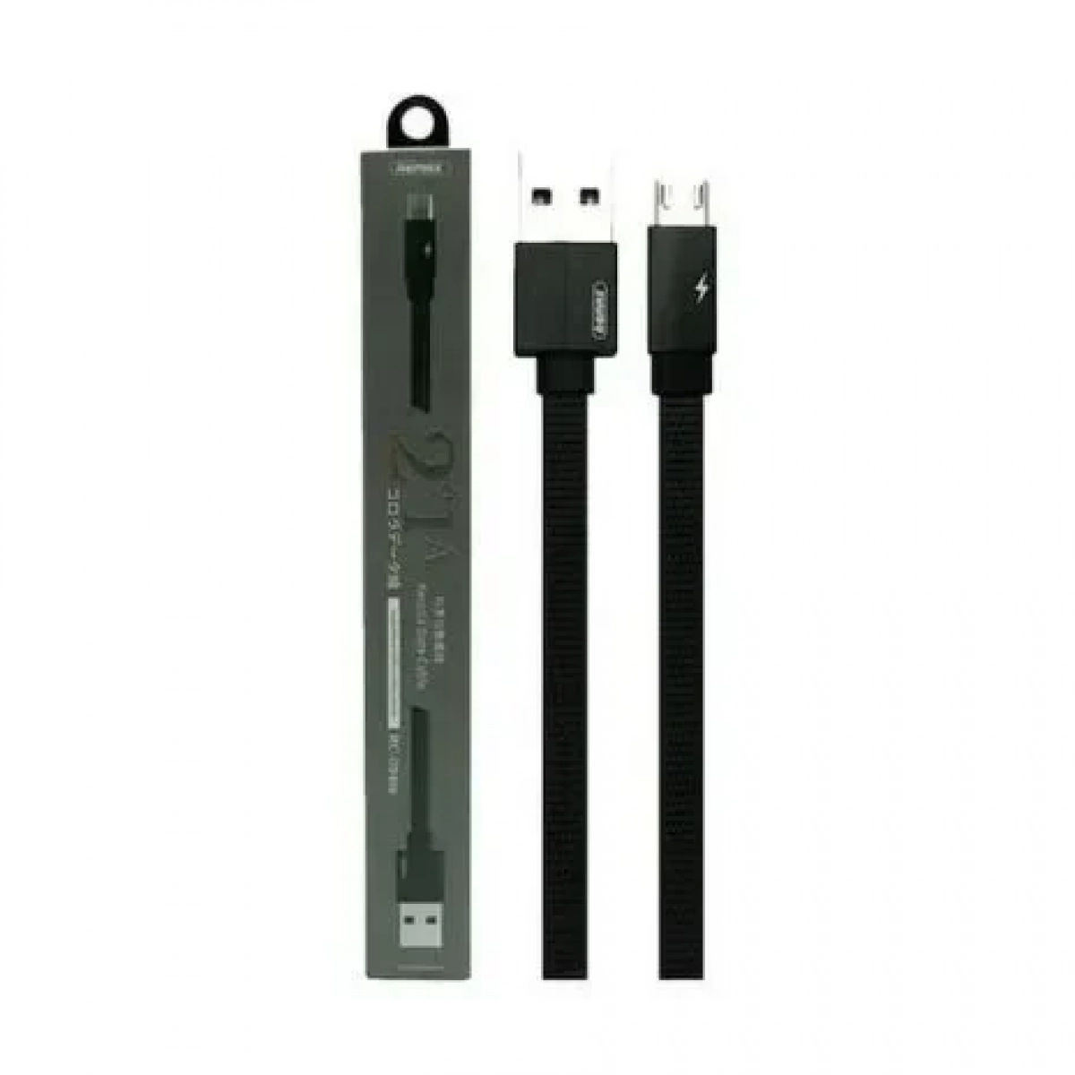 Remax Kerolla Καλώδιο Micro USB Γρήγορης φόρτισης και μεταφοράς δεδομένων RC-094m 2m, σε μαύρο χρώμα