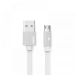 Remax Kerolla Καλώδιο Micro USB Γρήγορης φόρτισης και μεταφοράς δεδομένων RC-094m 2m, σε λευκό χρώμα