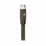 Remax Kerolla Καλώδιο Micro USB Γρήγορης φόρτισης και μεταφοράς δεδομένων RC-094m 2m, σε πράσινο χρώμα