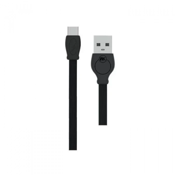Καλώδιο φόρτισης & συχρονισμού Micro USB WK WDC-023 1m, σε μαύρο χρώμα