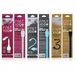 Καλώδιο φόρτισης & συχρονισμού Micro USB WK WDC-023 2m, σε γαλάζιο χρώμα