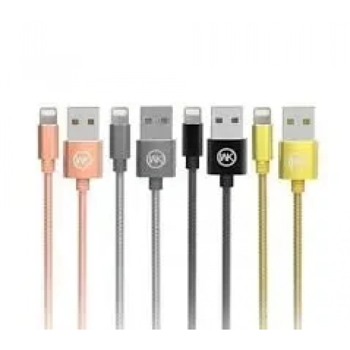 Καλωδιο WK KINGKONG WDC-013 DATA USB to Lightning, σε κίτρινο χρώμα