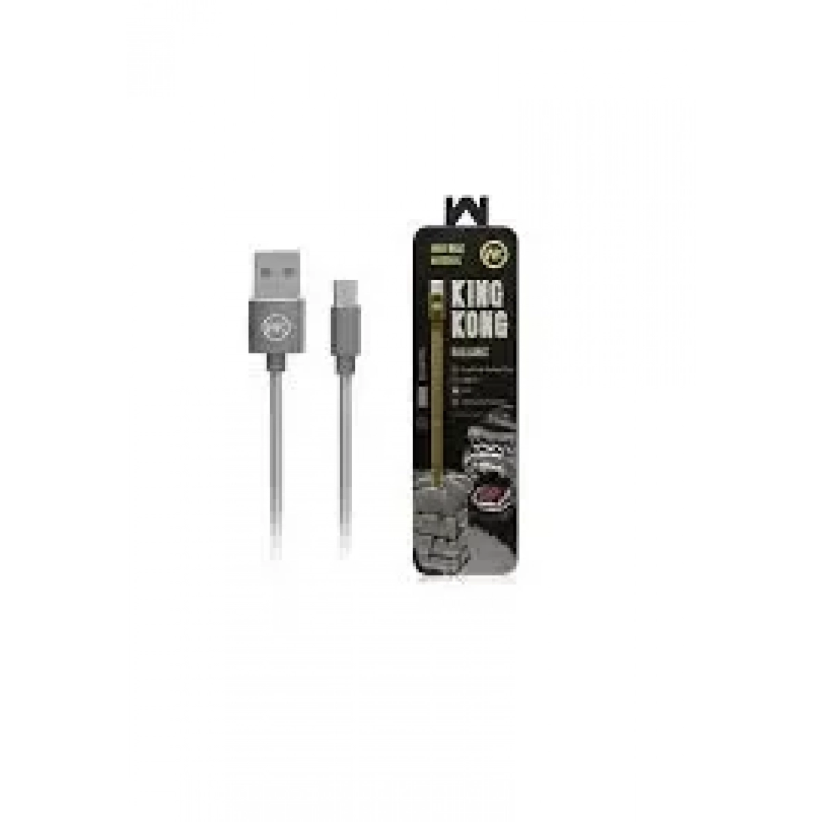 Καλώδιο WK WDC-013 King Kong Braided Micro Usb to USB 1m, σε κίτρινο χρώμα