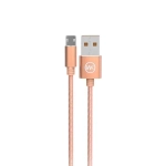 Καλώδιο WK WDC-013 King Kong Braided Micro Usb to USB 1m, σε ροζ χρώμα