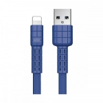 Καλώδιο Φόρτισης Remax Armor Series RC-116i για Lightning 1m, σε μπλε χρώμα