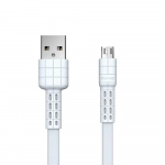 Καλώδιο Φόρτισης Remax Armor Series RC-116m για Micro Usb 1m, σε λευκό χρώμα