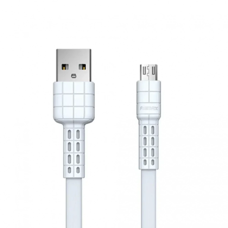 Καλώδιο Φόρτισης Remax Armor Series RC-116m για Micro Usb 1m, σε λευκό χρώμα