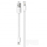 Διπλό Καλώδιο Φόρτισης WK M&S 2 σε 1 Για Lightning & Micro Usb, σε λευκό χρώμα